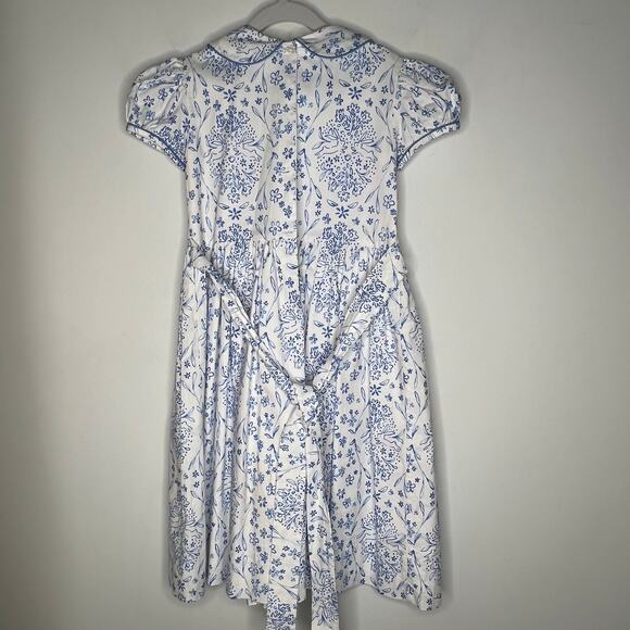 Anavini Bunny Printed Smock Dress Girls Size 6 - Picture 4 of 7